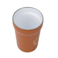 Gobelet isolé réutilisable avec paille et couvercle Tasses à café en acier inoxydable 12oz Tasse de voyage sous vide pour café chaud et froid