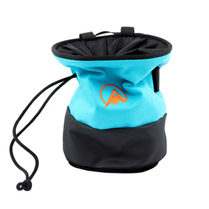 Sac de magnésie Canle pour l'escalade, bleu et noir, avec cordon de serrage, pour le fitness en extérieur, antidérapant, pour une meilleure adhérence - Product Image 1