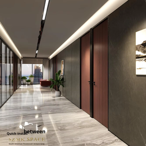 ระบบประตูบานเลื่อนกระจกกั้นห้องสำหรับห้องนั่งเล่นของโรงพยาบาลดีไซน์ฝรั่งเศสที่ทันสมัย - Product Image 1