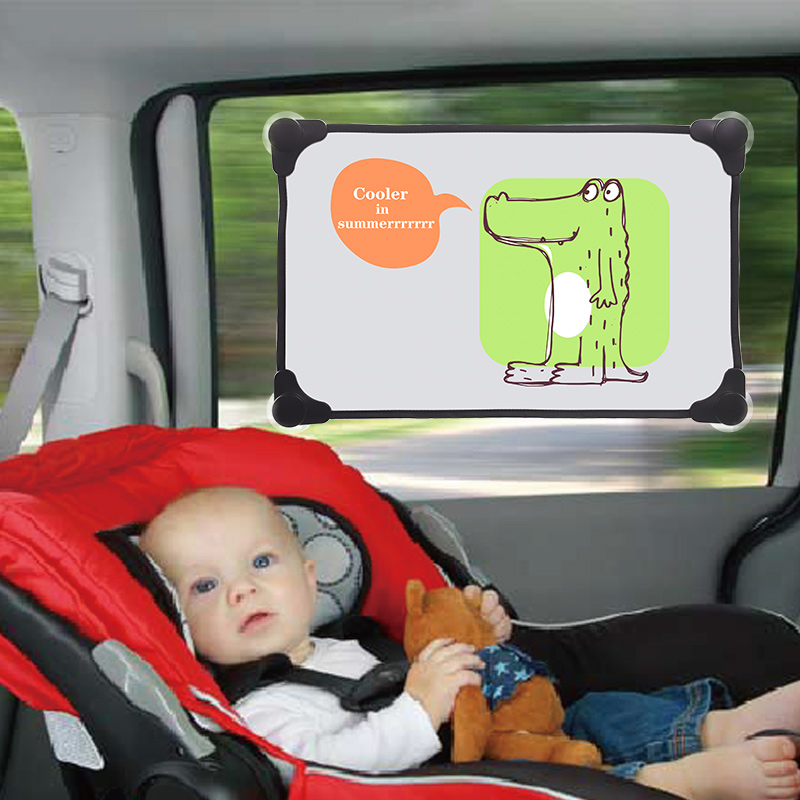 Car Window Shade - 20"x12" Cling Sunshade for Car Windows UV Rays Protection for Your Child -Baby Side Window Car Sun Shades