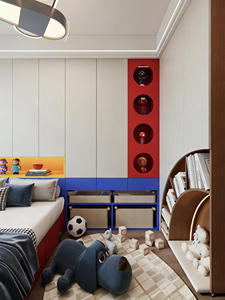 Armario <span class=keywords><strong>Infantil</strong></span> de Lujo Personalizado con Estantes Circulares y Librería Curva para Diseño de Interiores de Villas Infantiles - Product Image 2
