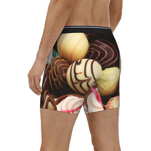 Sous-vêtements pour hommes, taille personnalisée, bas MOQ, style boxer court très vendu, sans effet de descente, short de sport pour hommes - Product Image 3