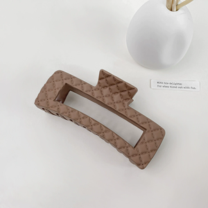 YJL Accessori per Capelli da Donna Disponibili, Grande Clip Quadrata da 12,5 cm con Motivo a Quadretti, Clip a Squalo Personalizzata, Clip per Capelli all'Ingrosso - Product Image 5