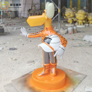 Escultura de Ciervo Jahua, Figura de Fibra de Vidrio para Montar en el Suelo, Instalación Artística Decorativa para Exteriores - Product Image 4