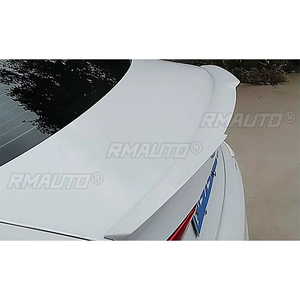 Aileron arrière de style V UBUYUWANT pour Audi A4 B8 B8.5 2009-2016, en ABS, pour la décoration du coffre arrière, accessoire de style automobile - Product Image 5