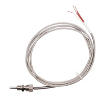 Sensor de Temperatura de Alta Precisión RTD PT100 de 3 Cables con Protección de Resorte