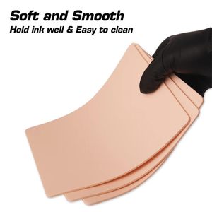A5 Tattoo <b>Practice</b> Skin 3mm Latex Synthetic Silicone <b>Pad</b> for Microblading Beginner Training - Product Image 4