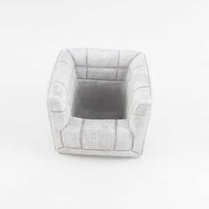 Pot de fleurs en ciment miniature en forme de canapé, classique, mignon, pour plantes succulentes, cactus, <span class=keywords><strong>intérieur</strong></span>/extérieur - Product Image 4