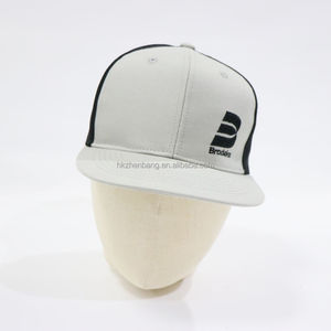 Casquette de baseball ajustable ZZB personnalisée style hip-hop brodée, casquette trucker sportive à 5 panneaux bicolore avec fermeture snapback - Product Image 2