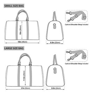 Sac de sport de voyage polynésien tribal à motifs floraux rouges, sac de voyage personnalisé avec logo, sac de voyage imperméable pour femmes - Product Image 4