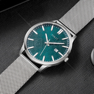 Marca privada OEM ODM logotipo personalizado clásico Acero inoxidable moda muñeca minimalista cuarzo lujo hombres reloj para hombres - Product Image 3