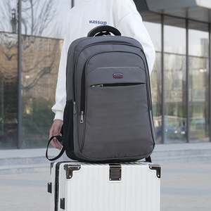 Men's Laptop <b>Backpack</b> <b>Large</b> Capacity Waterproof Oxford Sports <b>Backpack</b> Business Zipper Student School Bag - Product Image 5