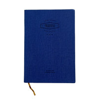 Livre en tissu de lin personnalisé à la mode carnet de notes élastique à couverture rigide avec stylo pour coffret cadeau