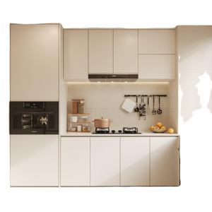 Ensemble complet d'armoires <span class=keywords><strong>de</strong></span> cuisine Armoire shaker blanche personnalisée <span class=keywords><strong>de</strong></span> haute qualité Étagères et armoires américaines pour les cuisines <span class=keywords><strong>de</strong></span> luxe - Product Image 2