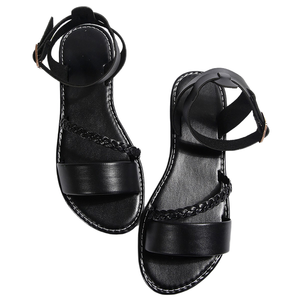 Nouvelles sandales plates d'été 2026 sexy, respirantes, légères, résistantes, à lanières, pour femme, style créateur, tendance et confortables - Product Image 1