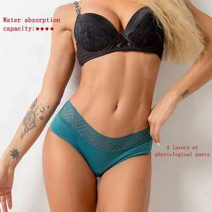 Pantalones Fisiológicos Ecológicos Reutilizables para Mujer, Ropa Interior Menstrual, Culotte Menstruelle - Product Image 3