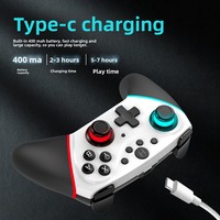 Controlador de Juego con Cable y Giroscopio de 6 Ejes, Admite Programación Personalizada, Compatible con Switch