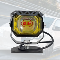Nouveau projecteur LED 12V 3 pouces pour moto, phare jaune pour lampe automobile