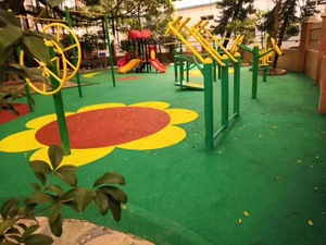 Équipement <span class=keywords><strong>de</strong></span> fitness en plein air avec siège unique et extracteur à double poignée <span class=keywords><strong>pour</strong></span> la musculation et l'exercice des adultes - Product Image 6