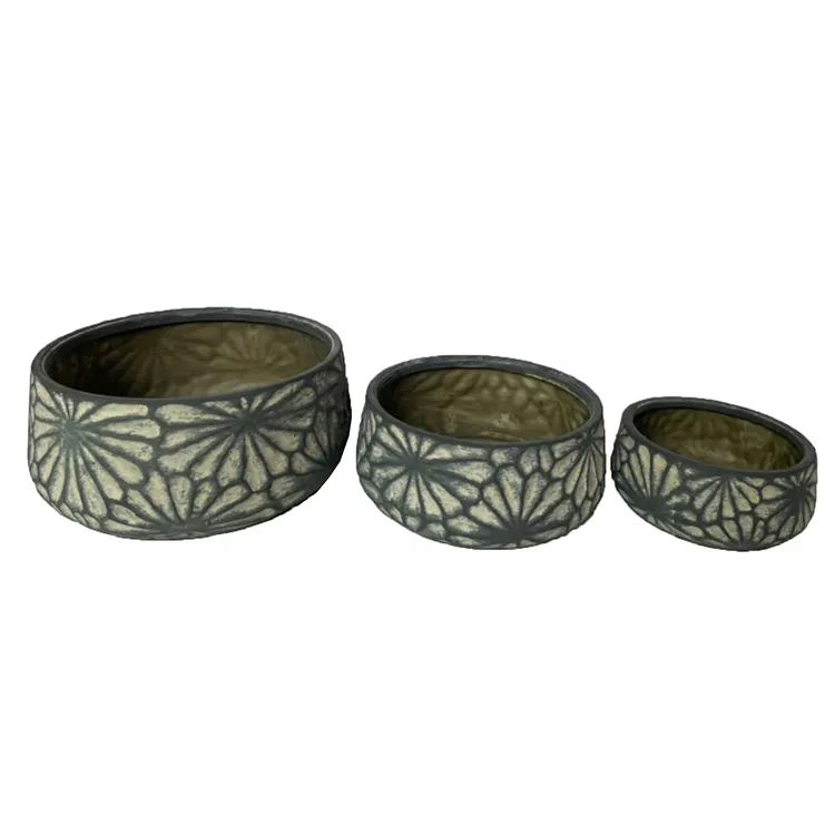 Co-Arts Vasos de cerâmica para plantas de interior, vasos únicos de flores suculentas