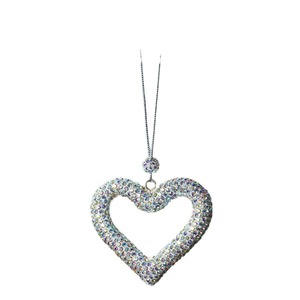 Handmade Kim Cương-Studded Ngựa Tim Vòng Xe Treo Trang Trí Mô Hình Mới Bộ Dụng Cụ Nội Thất Pha Lê Gương Chiếu hậu Trang Trí - Product Image 5