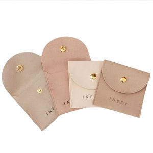 Bolsa de Embalaje de Joyería de Microfibra Reciclable Personalizada al por Mayor, Muestra Gratis, Bolsa Pequeña para Collares y Botones - Product Image 4