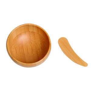 Mini spatule cosmétique pour crème visage, logo personnalisé, bambou, jetable, écologique, pas cher, cuillère à glace, 5 pièces/ensemble - Product Image 2