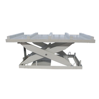 Plateforme élévatrice électrique à double ciseaux de 2 tonnes, personnalisable en couleur, avec télécommande et dispositif anti-pincement en aluminium pour