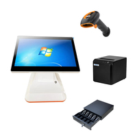 POS-система RUINAI RN-D14 с одним 14-дюймовым емкостным сенсорным экраном, Windows, Wi-Fi 6, гарантия 1 год, разноцветная