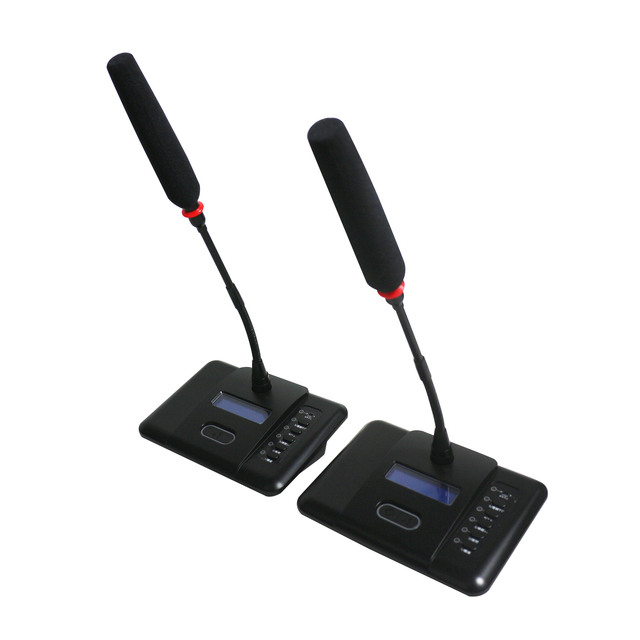 T Conference System Digital Conference Delegate Unit Microphone With Discussion/Voting/Sign-in/Camera Tracing Function