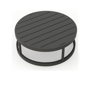 Conjunto de Sofás Modernos de Estilo Nórdico para Exteriores, Marco de Aluminio con Recubrimiento en Polvo en Forma de Arco, Impermeable, Resistente al Sol y Ecológico para Jardín de Hotel o Villa - Product Image 4