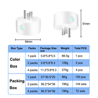 Venta Directa de Fábrica OEM ODM FY11 Enchufe Inteligente Wi-Fi con Firmware Tasmota Preinstalado Compatible con Google Home y Alexa para el Hogar