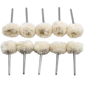 <span class=keywords><strong>Brosse</strong></span> à polir les bijoux, tête de polissage en <span class=keywords><strong>feutre</strong></span> de coton, roue abrasive, tige de 2,35 mm, outil rotatif pour <span class=keywords><strong>perceuse</strong></span>, tête de polissage - Product Image 6
