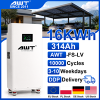 Gudang Jerman & Polandia DDP LiFePO4 Akku 314Ah MB31 Grade a 16S AWT 16kw 51.2V Paket Baterai untuk Perakitan Proyek Penyimpanan Energi Surya