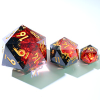 Dés géants D20, dés polyédriques surdimensionnés pour les jeux de D&D, fabricant de dés en résine personnalisés, OEM ODM