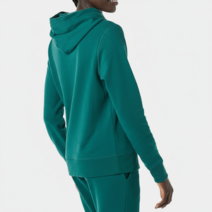 เสื้อสเวตเตอร์มีฮู้ดไซส์พิเศษสำหรับผู้หญิงเสื้อมีฮู้ดผ้าคอตตอนแบบสวมหัวระบายอากาศได้จากปากีสถานสไตล์ไฮสตรีท - Product Image 1