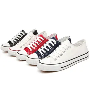 Latest spring design trend fashion girl/boy lovers shoes casual Lace-up canvas shoes