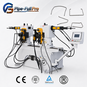 Máquina dobladora de tubos de doble cabezal para tuberías de gran diámetro de 38 mm, dobladora hidráulica para carros y bancas de aeropuerto - Product Image 1