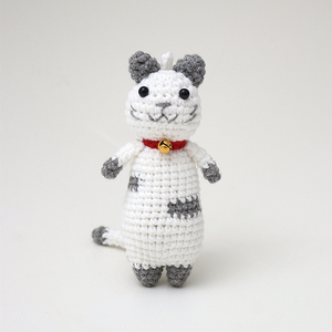 Gantungan Kunci Rajut Benang Rajut Kucing Buatan Tangan Mainan Rajut Boneka Gantungan Kunci Lucu Rajutan Hewan Kucing Amigurumi - Product Image 5