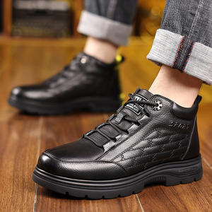 Nuevos Zapatos Casuales de Malla y Cuero para Hombre, Estilo Empresarial Simple, Suela Antideslizante Suave, Resistentes al Desgaste, Punta Redonda, Calzado Formal Adecuado - Product Image 5