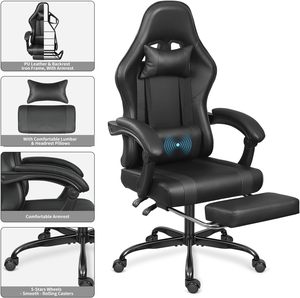 Silla de Juego Moderna de Acero Inoxidable con Capacidad para 200 kg, para Taller, Hotel y Sala de Estar - Product Image 6