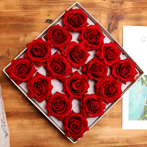 Têtes de roses en latex au toucher réaliste pour mariage, remise de diplôme, fête des pères, fête des mères, Pâques et Noël - Roses artificielles - Product Image 3