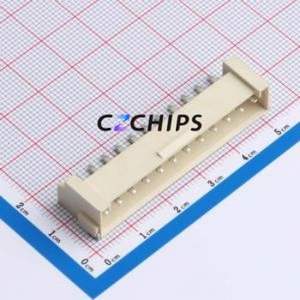 WT396VW-124R-0W Wire-to-Board Pin Header SMD,P=3.96mm,Horizontal Mount Connector 1x12P 3.96mm Horizontal Mount VH - Product Image 1