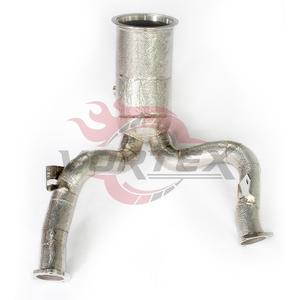 Tubo de Escape de Alto Rendimiento Vortex de Acero Inoxidable con Acabado Espejo para Audi C8 A6 A7 55 TFSI 3.0T V6 2019-2026 Racing - Product Image 3