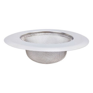 Filtre de vidange d'évier en acier inoxydable, maille filtrante, pour cuisine et salle de bain, facile à nettoyer, surface polie - Product Image 1