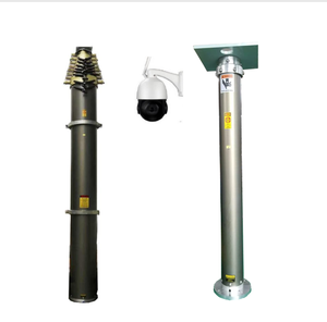 COW Trailer Vehicle <strong>Roof</strong> Mounted 8m 9m 10m 12m 15m Pneumatic Telescopic Locking <strong>Mast</strong> for PTZ CCTV Camera Antenna Radio - Product Image 6