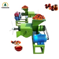 500kg/uur capaciteit hete palmolie verwerkingsmachine rode palmvruchten olie-extractie oliepersmachine met elektromotor