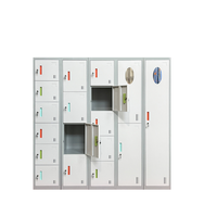 Armoire moderne à porte simple casier en métal pour chambre rangement et vêtements