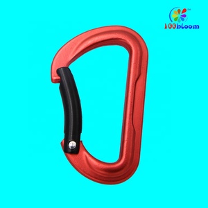 Nhà Máy Cung Cấp Chất Lượng Cao 6 Cm Nhôm Đặc Biệt Hình Carabiner Clip Tùy Chỉnh Leo Núi Carabiner Móc - Product Image 3