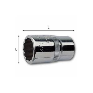 USAG - U02352017 Douilles bihexagonales FullContact-Prises EAN 8010239111387 HAND 1/2 - Product Image 1